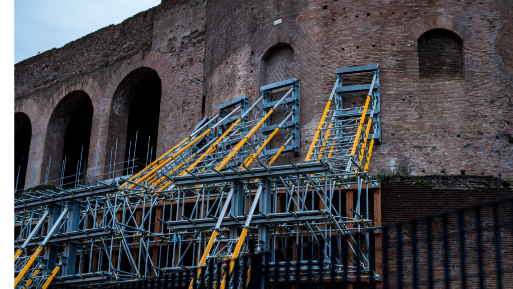 Un chantier de en réhabilitation